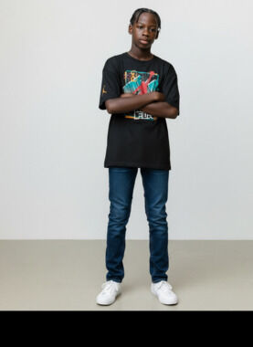 Jordan Brand Graphic Basketball T-Shirt Black with Jumpman Design